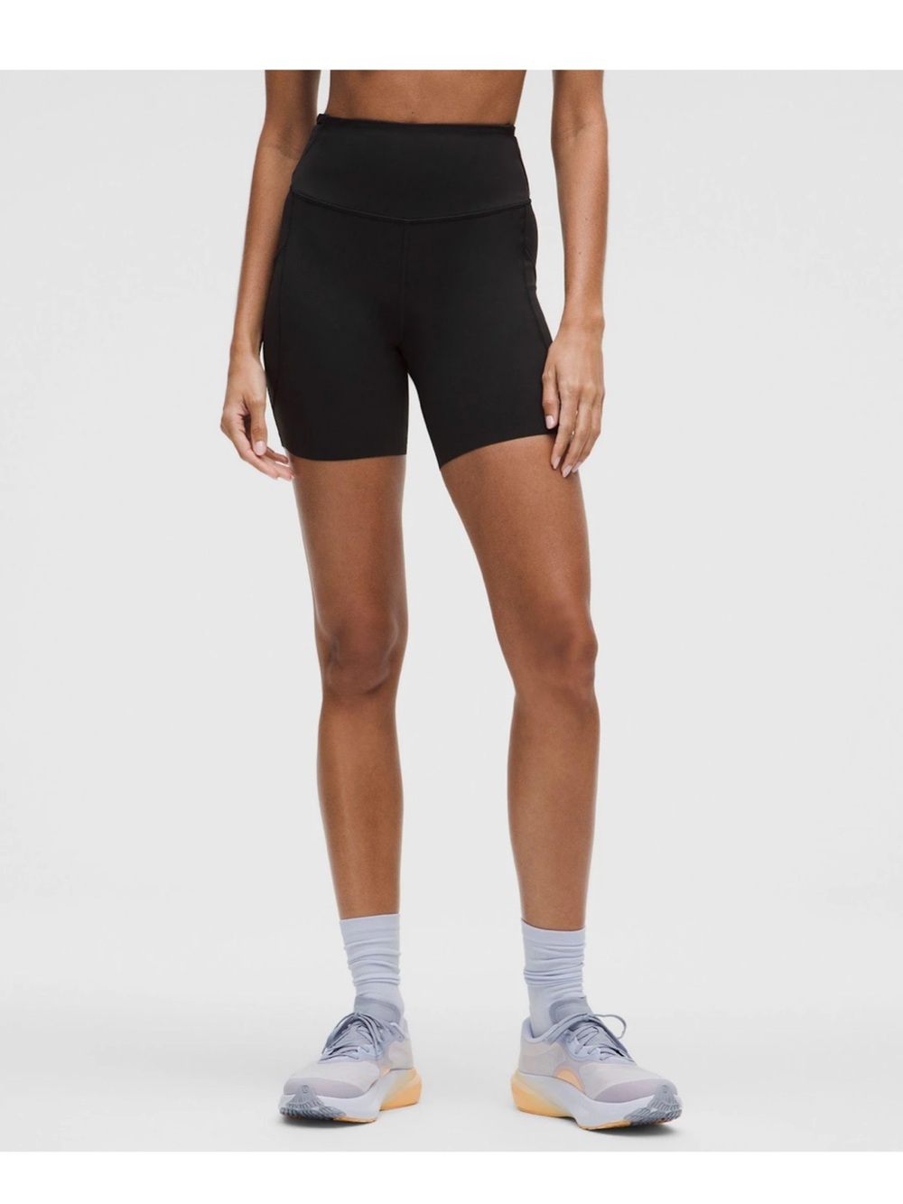 Lululemon Fast and Free High-Rise Short 6" 5 Pocket Black